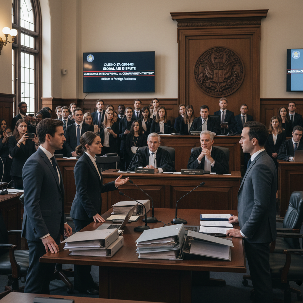 Trump Administration Battles Courts Over $12 Billion Aid Cuts