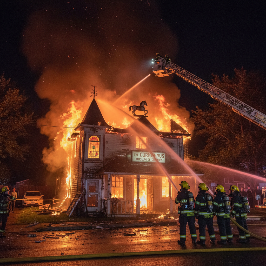 Rare exhibits at risk as fire breaks out in MJT