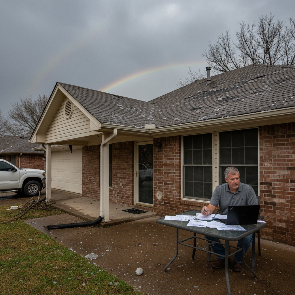 Oklahoma Homeowners Face Rising Insurance Deductibles Amid Storm Repair Costs