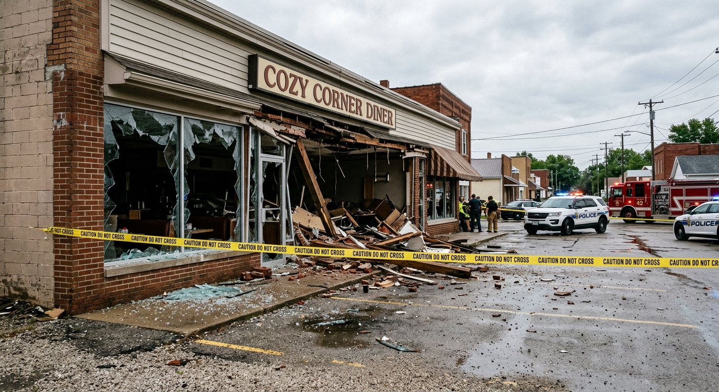 Eight Injured in Truck Accident at Oneta Station Diner in Broken Arrow